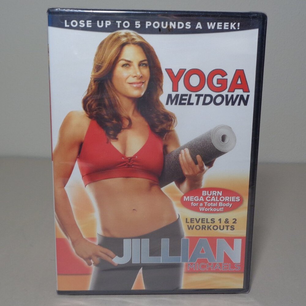 JILLIAN MICHAELS YOGA MELTDOWN New DVD / Levels 1 & 2 Workouts